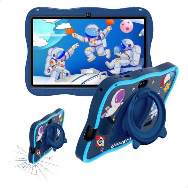 Imagem de Tablet D12 Infantil Astronauta Educativo Barato 128gb + 6gb Ram - Mark