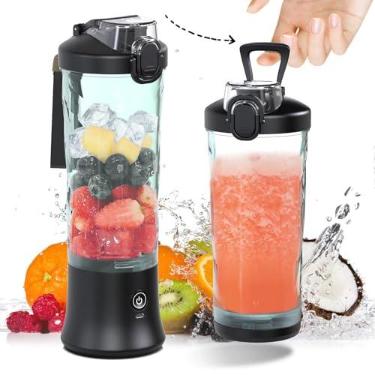 Imagem de Liquidificador portátil, Shakes and Smoothies, liquidificador sem fio, tamanho pessoal, 567 g