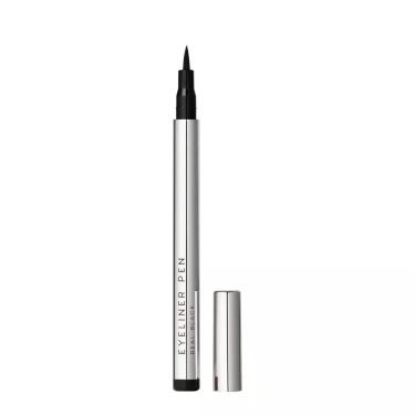 Imagem de Caneta Delineadora Purple Eyeliner Real Black Alta Pigmentação Ponta Fininha e Firme Preto Oceane 1,8G