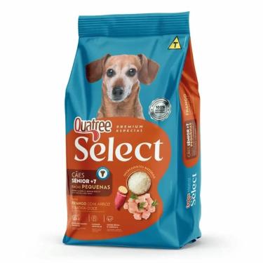 Imagem de Ração Quatree Select para Cães Sênior +7 Raças Pequenas Sabor Frango c
