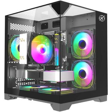 Imagem de Gabinete Gamer Kalkan Midgard Vision S/Fan S/Fonte Micro ATX Aquário P