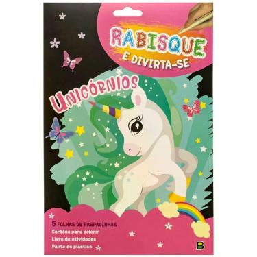 Imagem de Livro - Rabisque e Divirta-se! Unicórnios