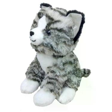Imagem de Gato Pelúcia Mesclado 21 Cm 21 Cm Altura