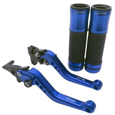 Imagem de Kit Manete Manopla Nh 190 Cb300r Cbx 200 Strada Twister - Stark Race,