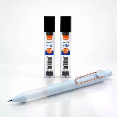 Imagem de Kit Lapiseira 0.9mm Universitária com 2 Tubos de Grafite HB 24 Minas B