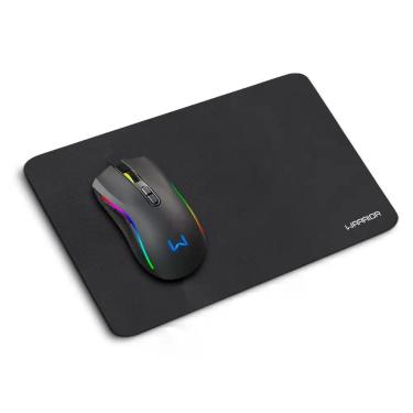 Imagem de Kit Mouse 3600DPI 7 Botões RGB e Mousepad Armory Warrior - MO396, Pret