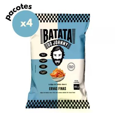 Imagem de Kit 4 batatas doces com ervas finas 45g do johnny