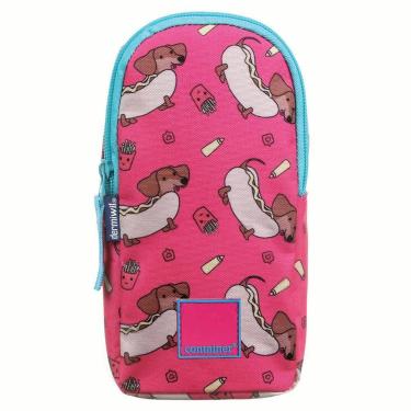 Imagem de Estojo Escolarr Soft College Com Elástico Container Fun Dogs - DMW, Ro