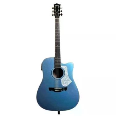 Imagem de Violão Tagima Andes Folk Eletroacústico Aço Lake Placid Blue Satin [f002]