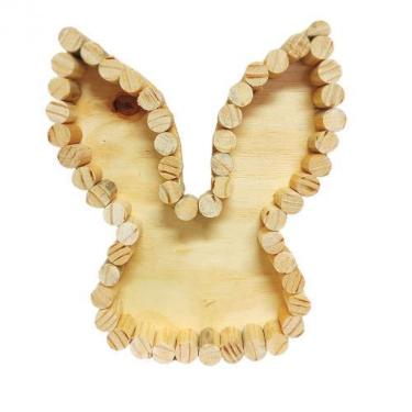 Imagem de Cesta Decorativa Coelho Toquinho 30x25cm Un - Romafele