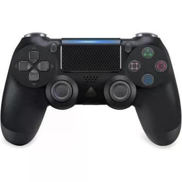Imagem de Controle Sem Fio PS4, PS TV, PS Now, Altomex, Doubleshock 4, Preto, Botão Share, Sensor de seis eixos