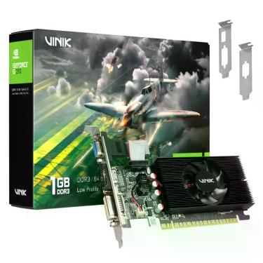 Imagem de Placa de Vídeo Nvidia Geforce G210 1GB DDR3 64 Bits Low Profile Single Fan PCI Express 2.0 Vinik