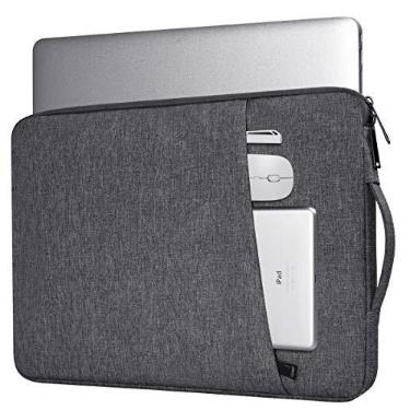 Imagem de Capa para notebook de 14”, para 15” Surface Laptop 7th, HP Lenovo Acer ASUS Dell Chromebook, Dell Latitude, HP Stream, bolsa de transporte, cinza (space grey)