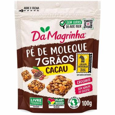 Imagem de Pé de Moleque 7 grãos Cacau - Da Magrinha 100g