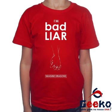 Imagem de Camiseta Infantil Imagine Dragons 100% Algodão Bad Liar Rock Geeko - D