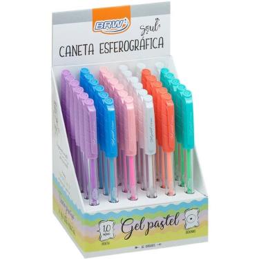 Imagem de Caneta Esferografica Pastel 1.0MM 6 Cores - BRW