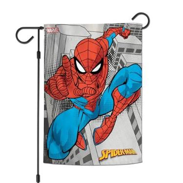 Imagem de WinCraft Bandeiras de jardim 2 lados 31,8 cm x 45,7 cm Homem-Aranha Marvel Spiderman SWG