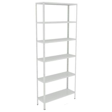 Imagem de Estante Aço 6 Prateleiras Eaf013 Branco - ELITE AÇO
