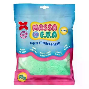 Imagem de Massa de EVA para Modelagem 50g MAKE+, Verde Claro