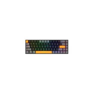 Imagem de Teclado Gamer Mecânico Machenike K500-B68, RGB, Hot-Swap, Switch Red, ABNT2, Preto - JJ02GB00K