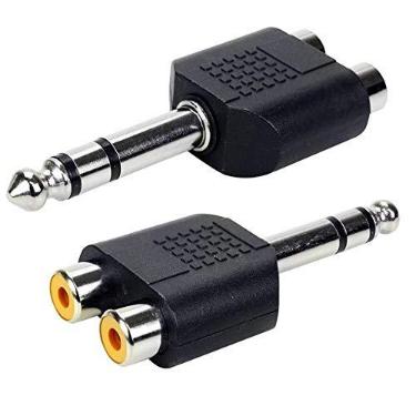 Imagem de Adaptador P10 Estéreo para 2 Jack Rca Chipsce - 003-0675