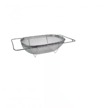 Imagem de Escorredor Multiuso Com Alça Em Aço Inox 56x26 Cm - Mimo Style - A5000