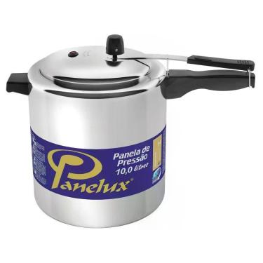 Imagem de Panela de Pressão Grande Alumínio Polido 10 Litros Classic Panelux, 10
