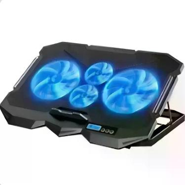 Imagem de Base com 4 Ventoinhas para Notebook LED Azul - Atena