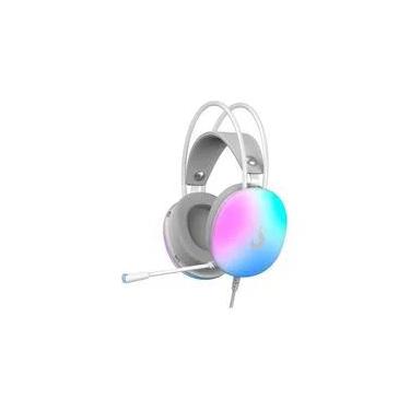 Imagem de Headset Gamer Rise Mode Moom, Rainbow, Driver 50mm, USB e P2, Branco - RM-HS-M-W
