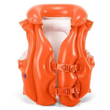 Imagem de Colete Inflável Infantil Salva Vida Deluxe - 58671 Intex