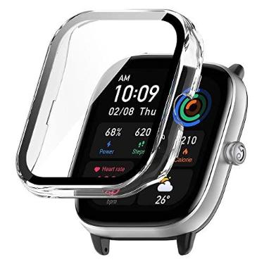 Imagem de Nandos-Store - Case Bumper capa protetora Nsmart compatível com Amaz fit GTS 4 mini - New Version A2035 (Transparente, GTS 4 mini - A2035)