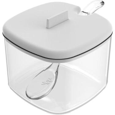 Imagem de Açucareiro 200ml com Tampa Colher Design Elegante Funcional para Café 