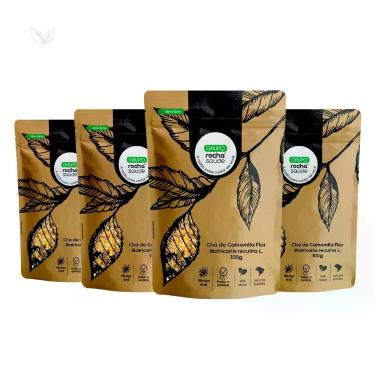 Imagem de Kit 4 pct Chá de Camomila - Matricaria Recutita L. - 100g - Rocha Saúd