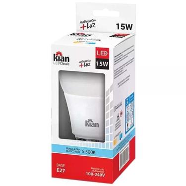 Imagem de Lâmpada Led 15w 25.000h 1350lm 6500k Kian - Kian