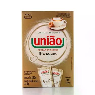 Imagem de Açúcar Premium em Sachê União 40x5g