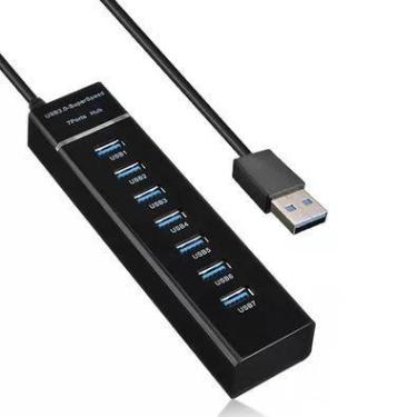 Imagem de Divisor Usb De Alta Velocidade Para Lenovo Xiaomi Macbook Pro, Hub Usb 3.0, Multiport 3.0, 4 Port, 7 Portas, Acessórios