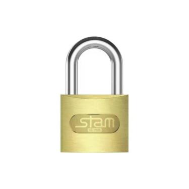Imagem de Cadeado Zamac Latonado - Stam 45mm