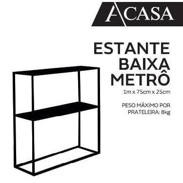 Imagem de Aparador Metal Metro Preto - A\CASA