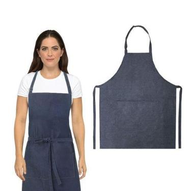 Imagem de Avental Jeans Cozinha Bar Jardinagem Unissex 5un - CASACHA