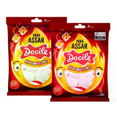 Imagem de Marshmallow Para Assar Docile 220g - 2 Pacotes