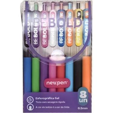 Imagem de Caneta Esferografica Be Bold Max 0.5Mm Gel 8 Cores - NEWPEN