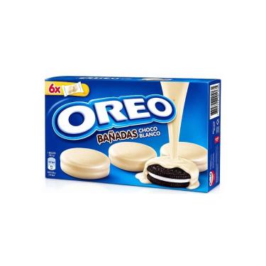 Imagem de Biscoito oreo banadas sabor baunilha cobertura branca 246g
