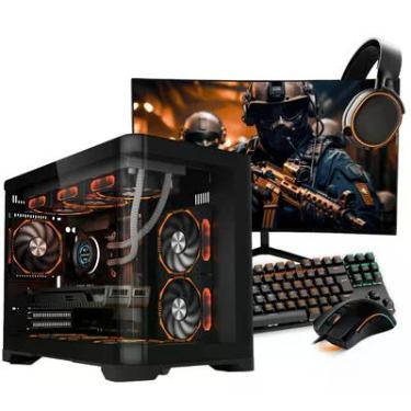 Imagem de PC Gamer Completo Ryzen 5 5500, Rx 6600, 16gb Ddr4, SSD 480GB, 600w 80 Plus, Mad006-e