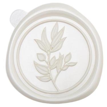 Imagem de Adesivos Ponatia Ivory Wax Seal, 50 unidades, autoadesivos de 3 cm