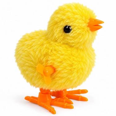 Imagem de 2 Pintinho Amarelinho Divertido De Pelúcia A Corda Infantil - Art Brin
