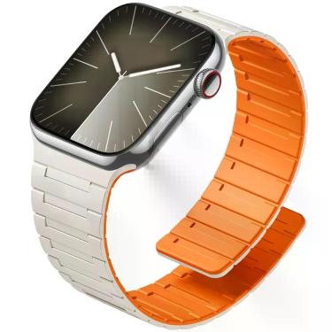Imagem de Pulseira de silicone magnético SNBLK para Apple Watch 40 mm para mulhe