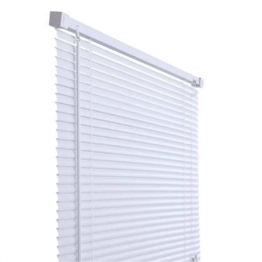 Imagem de Persiana Horizontal Atlas  100X130 cm Branca PVC - Primafer, Branca