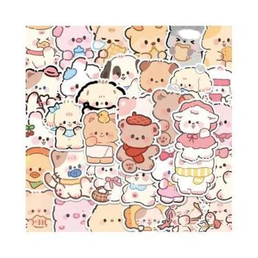 Imagem de Adesivos De Animais Fofos Em Forma De Urso 100PCS Para Scrapbooking, D