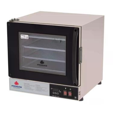 Imagem de Forno Turbo Elétrico de Bancada Progás PRP-004 Plus Fast Oven Digital em Aço Inox 56L Preto 220V