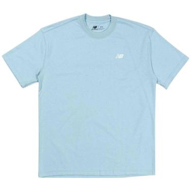 Imagem de Camiseta New Balance oversized Small Logo Feminina, Azul claro, M